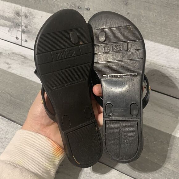 Melissa Flip Flops Girls US Sz 1 - Picture 6 of 11
